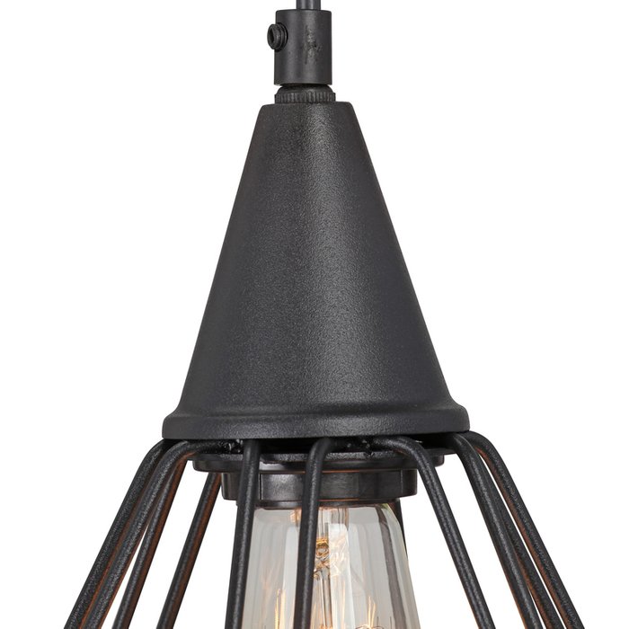Подвесной светильник V4728-1/1S (металл, цвет черный) - лучшие Подвесные светильники в INMYROOM