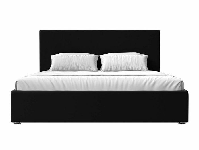 Кровать Кариба 200х200 черного цвета с подъемным механизмом - купить Кровати для спальни по цене 85999.0