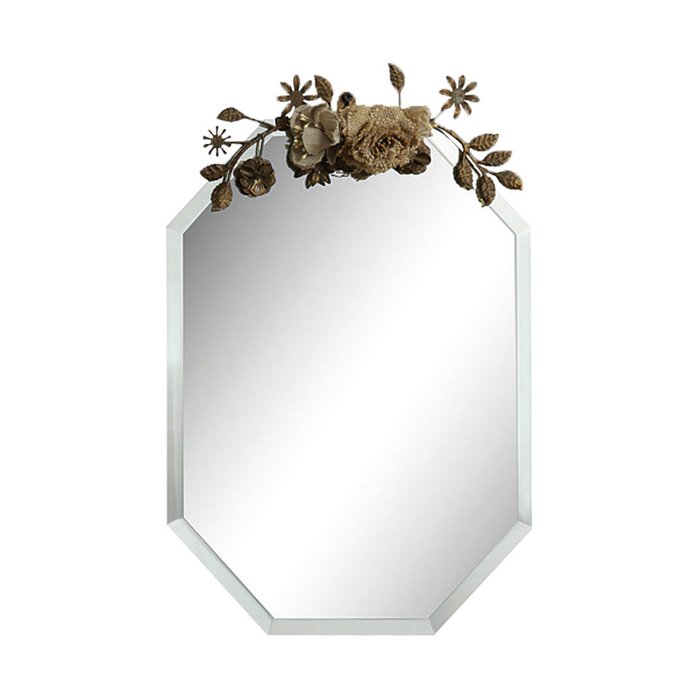 Зеркало Beveled Glass в металлической раме