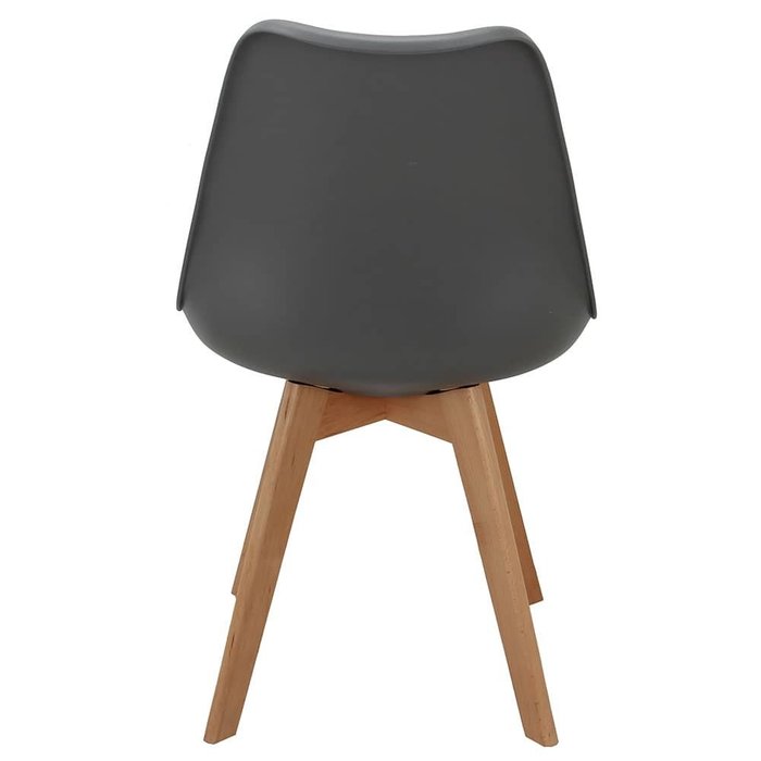 Набор из двух стульев Eames Bon серого цвета - купить Обеденные стулья по цене 12990.0 Набор из двух стульев Eames Bon серого цвета - купить Обеденные стулья по цене 12990.0