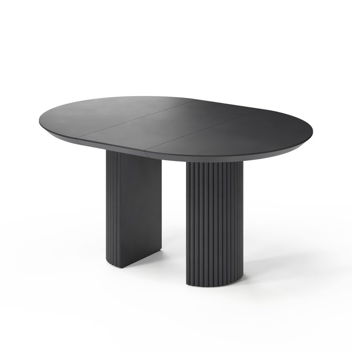 Раздвижной обеденный стол Ботейн M черного цвета - купить Обеденные столы по цене 128284.0