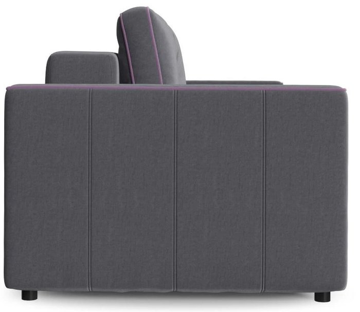 Диван-кровать прямой Принстон (Менли) 09 кабрио серого цвета - лучшие Прямые диваны в INMYROOM