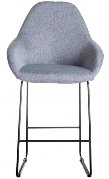 Кресло полубарное Kent серого цвета - лучшие Барные стулья в INMYROOM