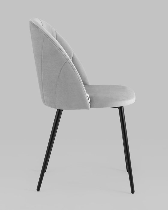 Стул Логан светло-серого цвета - лучшие Обеденные стулья в INMYROOM