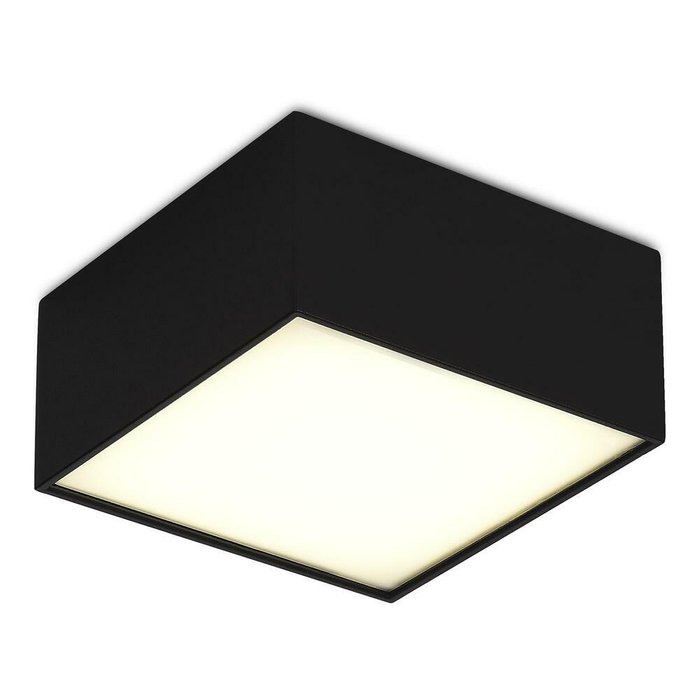 Светильник потолочный Черный LED 1*12W 4000K 1 080Lm Ra>90 120° IP20 L120xW120xH55 220V Накладные светильники Светильник потолочный Черный LED 1*12W 4000K 1 080Lm Ra>90 120° IP20 L120xW120xH55 220V Накладные светильники