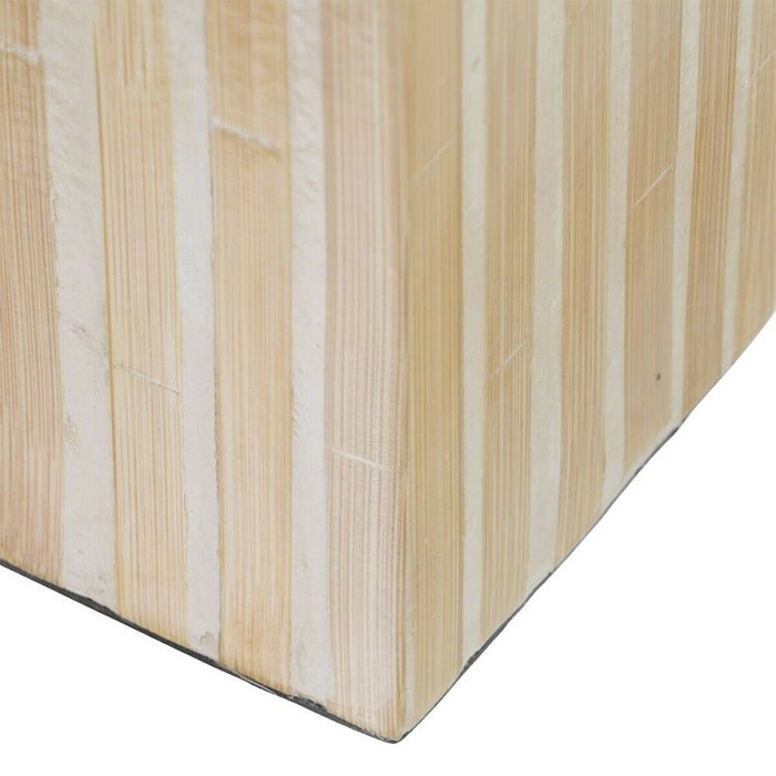 Подсвечник Бежевый Бамбук Деревянный MDF 10,5 x 10,5 x 21 cm - купить Подсвечники по цене 2863.0
