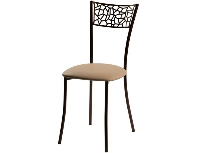 Стул Кемпер черно-бежевого цвета - купить Обеденные стулья по цене 4228.0