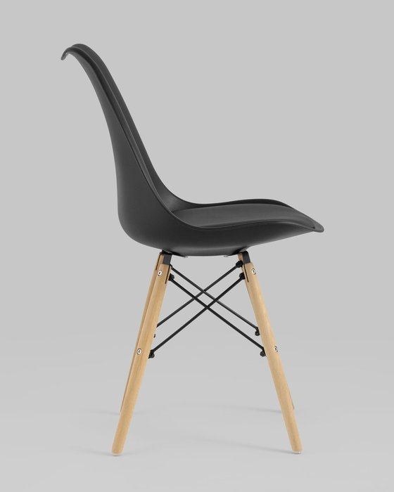 Стул Soft черного цвета - лучшие Обеденные стулья в INMYROOM