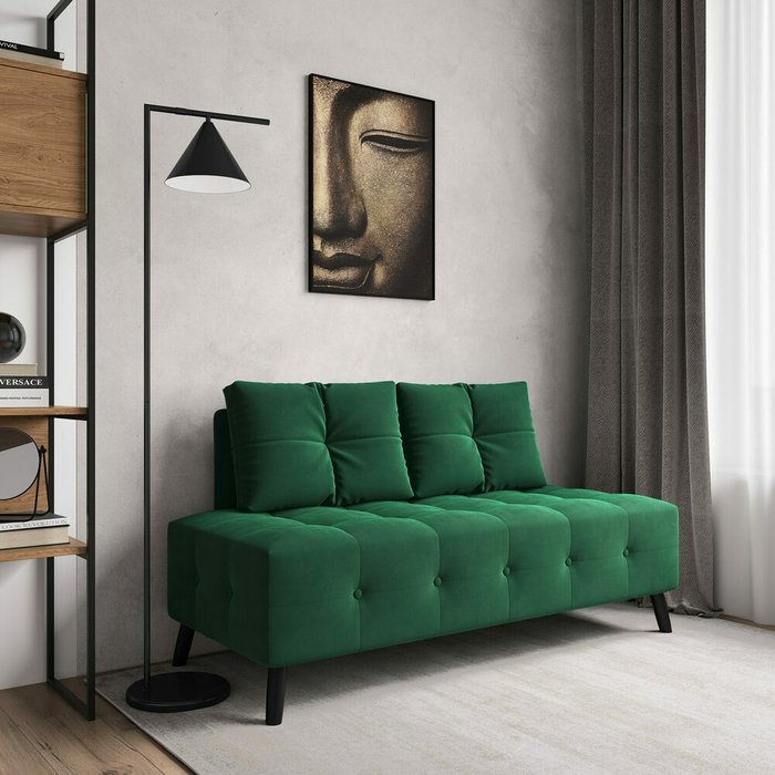 Диван Манхэттен изумрудного цвета - лучшие Прямые диваны в INMYROOM
