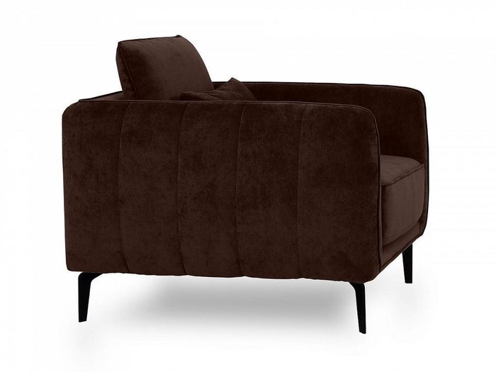 Кресло Amsterdam темно-коричневого цвета - лучшие Интерьерные кресла в INMYROOM