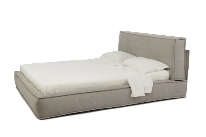 Кровати Bob 180х200 серого цвета с подъемным механизмом и ортопедической решеткой  - купить Кровати для спальни по цене 191559.0