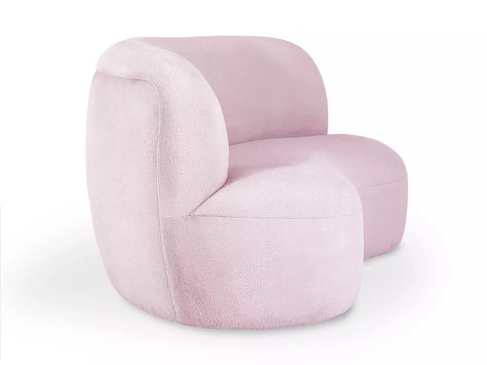 Диван Patti М светло-розового цвета - лучшие Прямые диваны в INMYROOM