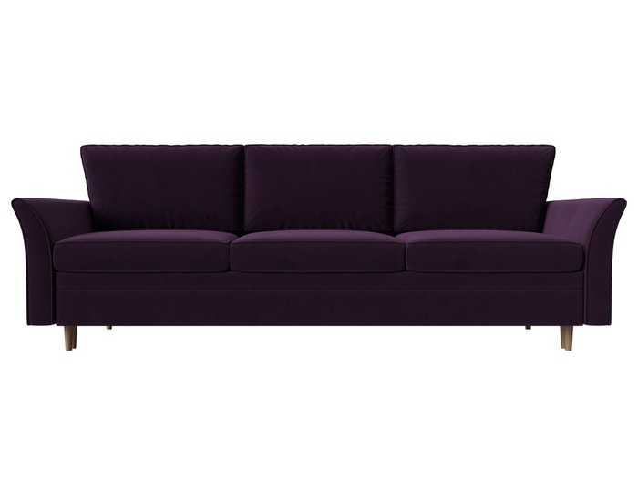 Прямой диван-кровать София фиолетового цвета - купить Прямые диваны по цене 56999.0