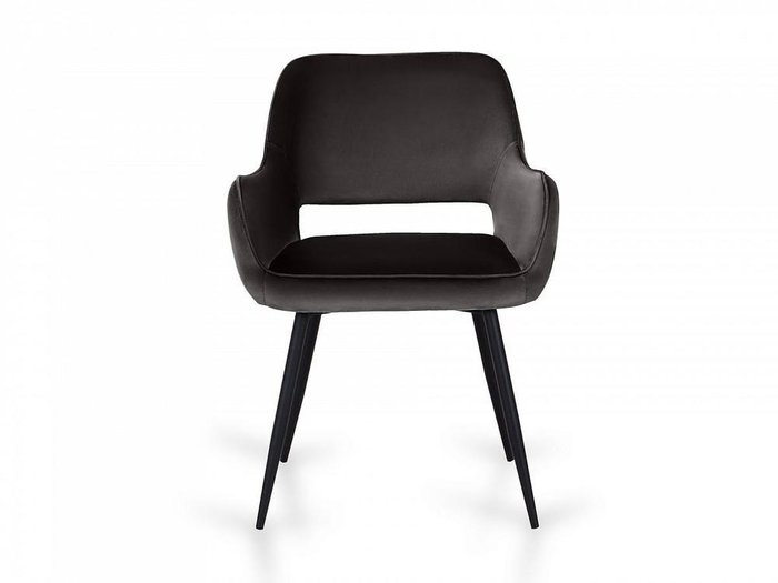 Кресло Barri темно-серого цвета - лучшие Обеденные стулья в INMYROOM