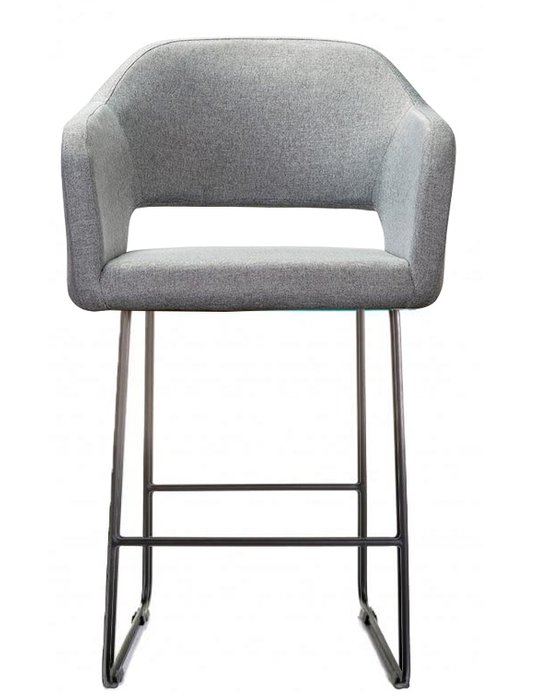 Барный стул Oscar серого цвета - купить Барные стулья по цене 12090.0