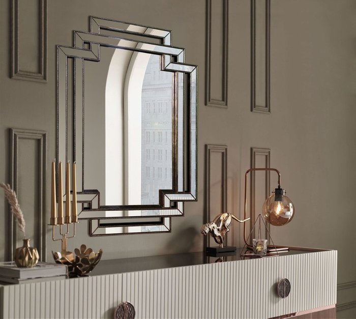 Зеркало Delizia в зеркальной раме - лучшие Настенные зеркала в INMYROOM