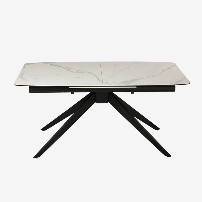 Раздвижной обеденный стол Маттерхорн L белого цвета - купить Обеденные столы по цене 49990.0