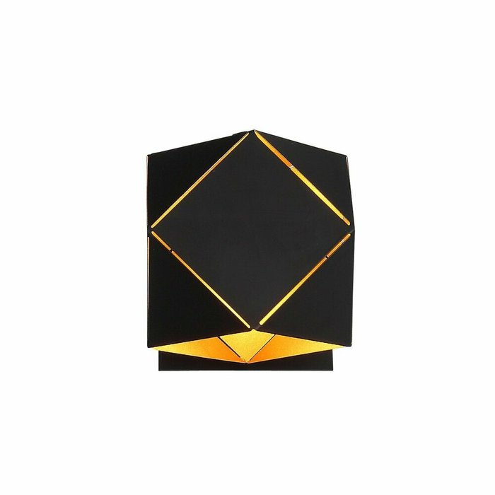 Бра ST-Luce Черный/Черный, Золото E14 1*40W ENIGMA - лучшие Бра и настенные светильники в INMYROOM
