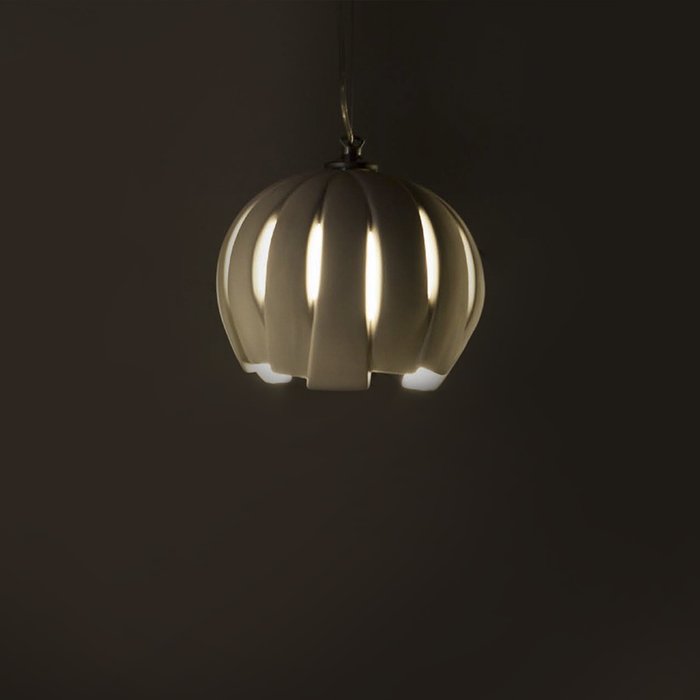 Подвесной светильник Stylnove Ceramiche COHOROS выполнен из керамики белого цвета - купить Подвесные светильники по цене 9010.0
