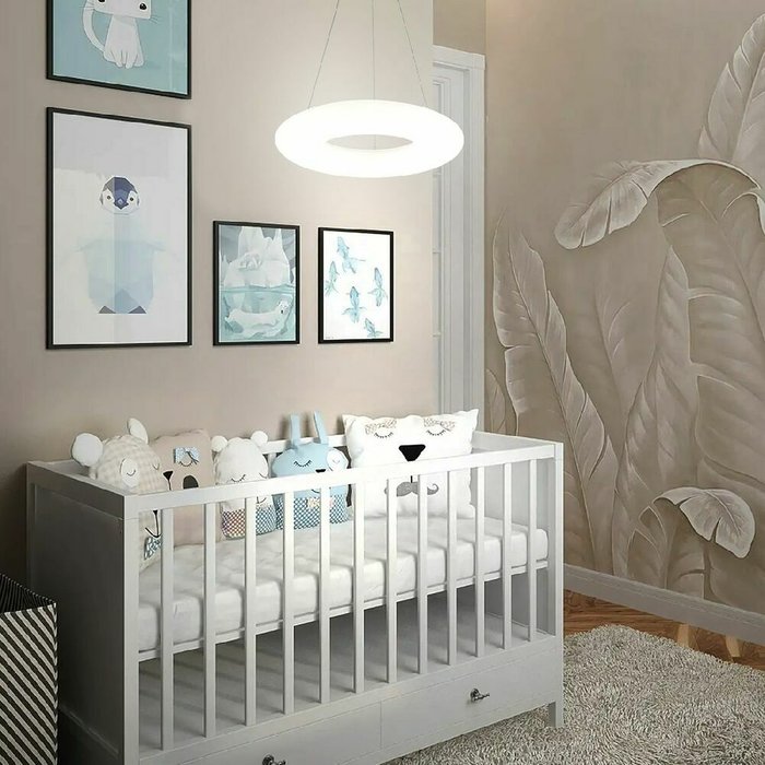 Подвесной светильник Soft 10258/1LED (акрил, цвет белый) - лучшие Подвесные светильники в INMYROOM Подвесной светильник Soft 10258/1LED (акрил, цвет белый) - лучшие Подвесные светильники в INMYROOM