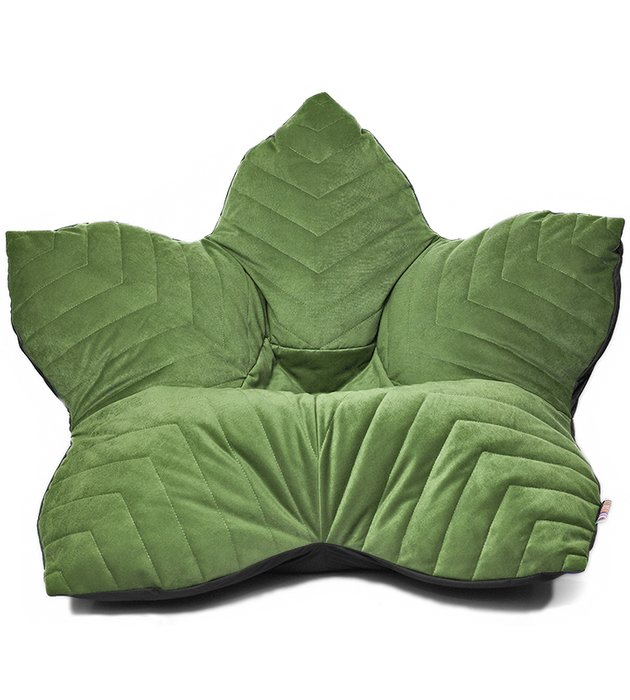 Кресло мешок Релакс Maserrati 13 XL зелено-черного цвета - купить Бескаркасная мебель по цене 8093.0