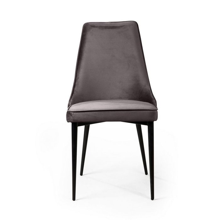 Комплект из четырех стульев Oliver цвета антрацит   - купить Обеденные стулья по цене 31600.0