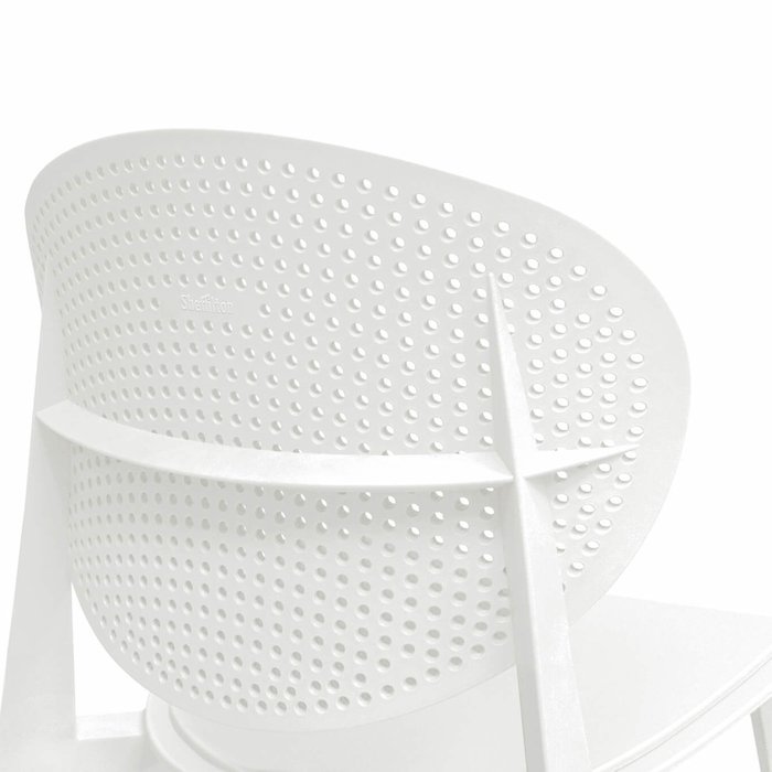 Стул штабелируемый Manfred белого цвета - лучшие Обеденные стулья в INMYROOM