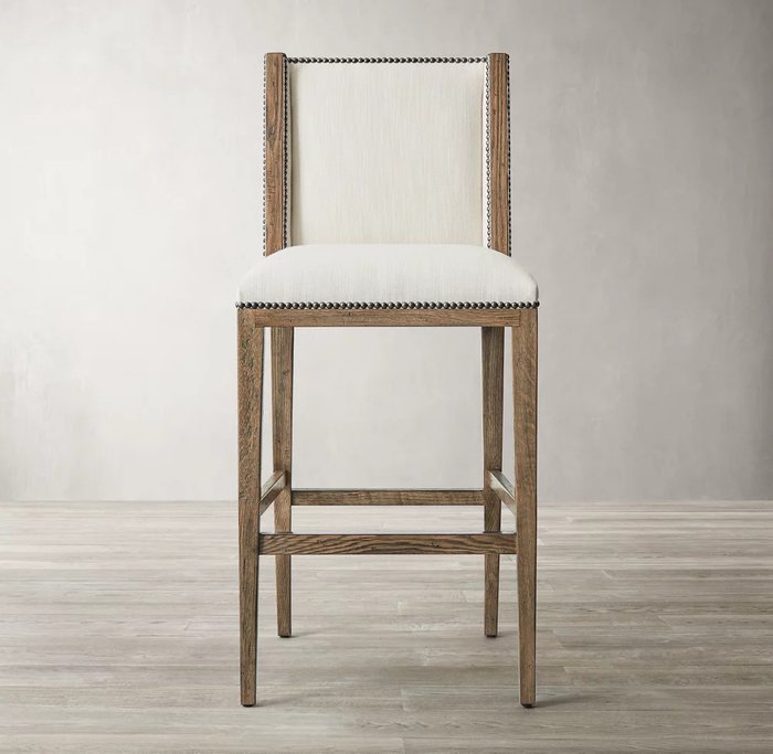 Барный стул Дюран Ретро молочного цвета - купить Барные стулья по цене 79500.0