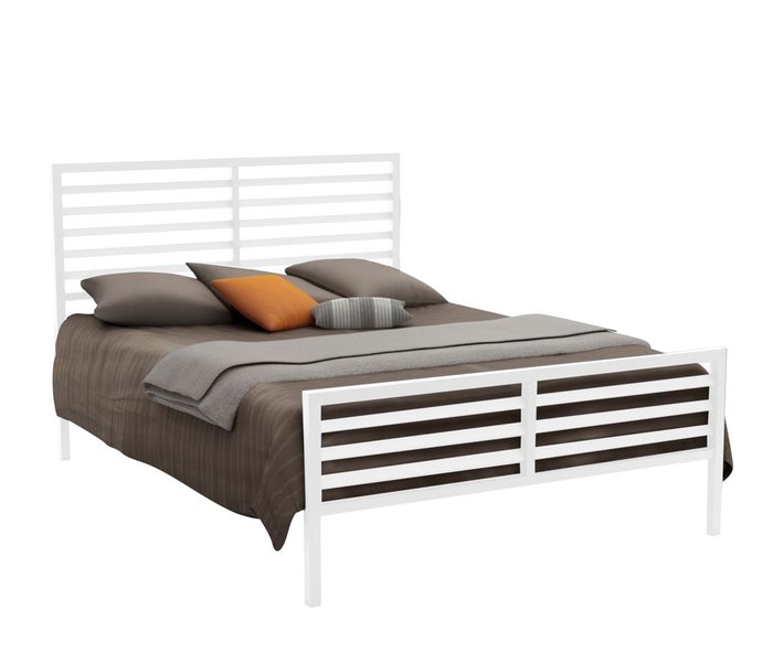 Кровать Даллас 120х200 белого цвета - купить Кровати для спальни по цене 29990.0