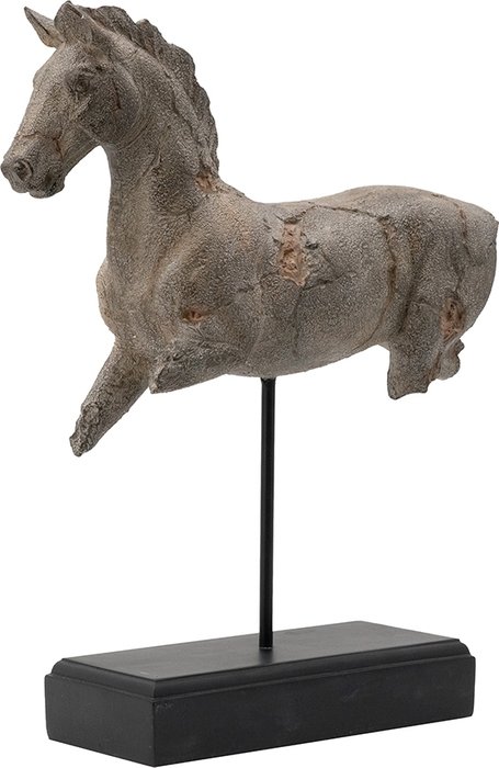 Статуэтка Античная лошадь серого цвета - купить Фигуры и статуэтки по цене 9680.0