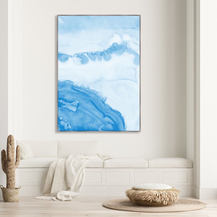 Репродукция картины на холсте At the edge of the waterfall - лучшие Картины в INMYROOM