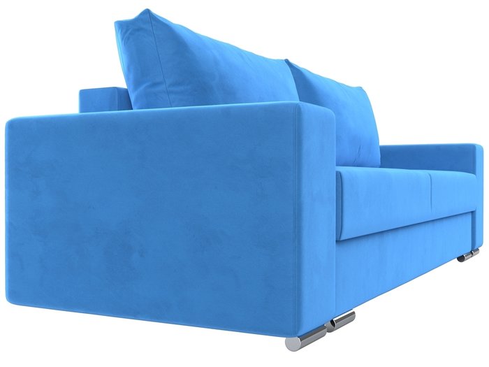 Прямой диван-кровать Дрезден голубого цвета - лучшие Прямые диваны в INMYROOM