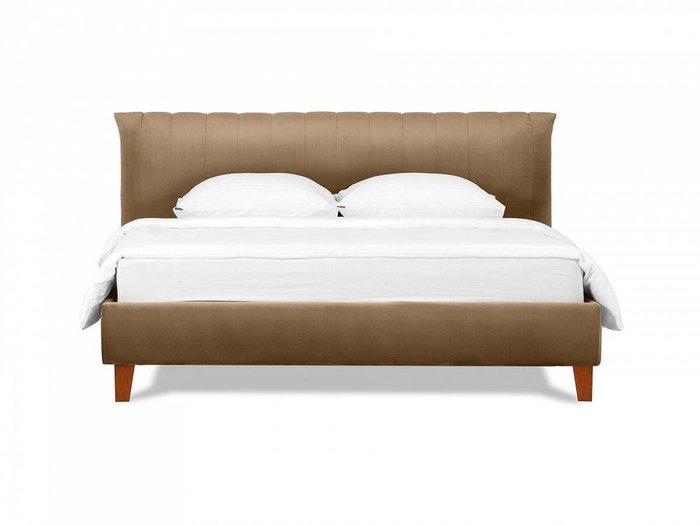 Кровать Queen II Anastasia L 160х200 коричневого цвета - купить Кровати для спальни по цене 59760.0