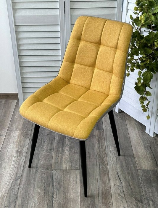 Стул Chic желтого цвета - лучшие Обеденные стулья в INMYROOM