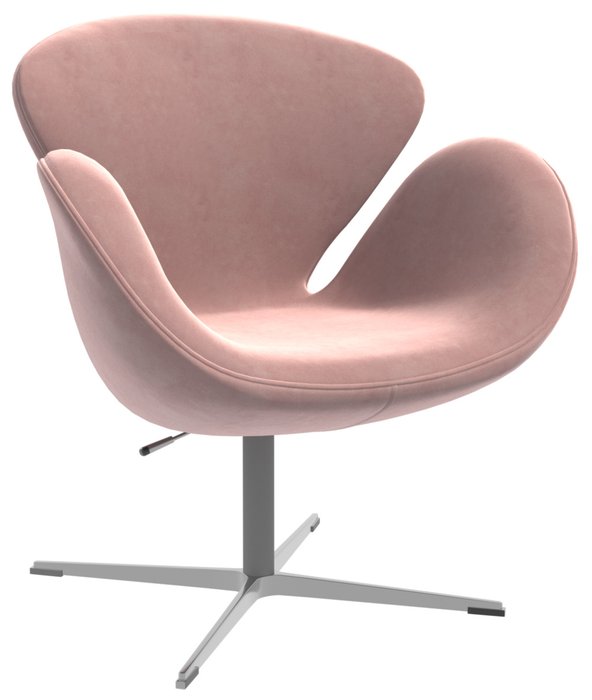 Кресло Эми розового цвета