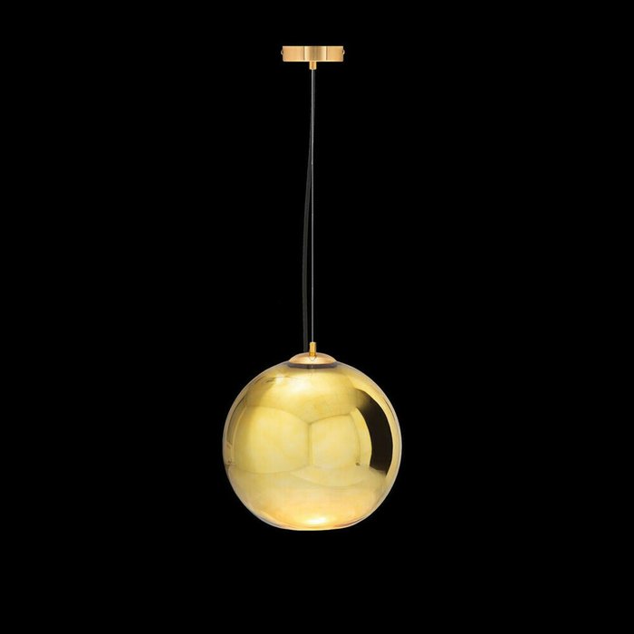 Подвесной светильник Copper Shade золотого цвета - лучшие Подвесные светильники в INMYROOM