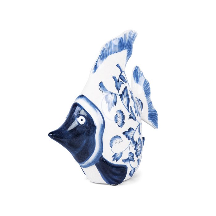 Статуэтка Fish Bass синего цвета - купить Фигуры и статуэтки по цене 7000.0