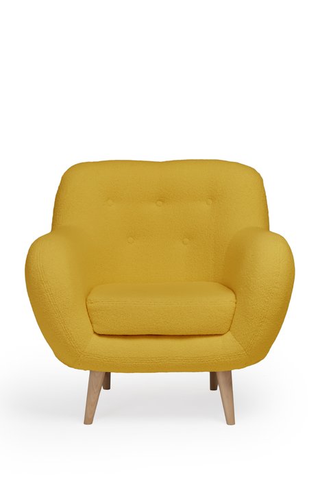 Кресло Элефант желтого цвета - купить Интерьерные кресла по цене 27710.0