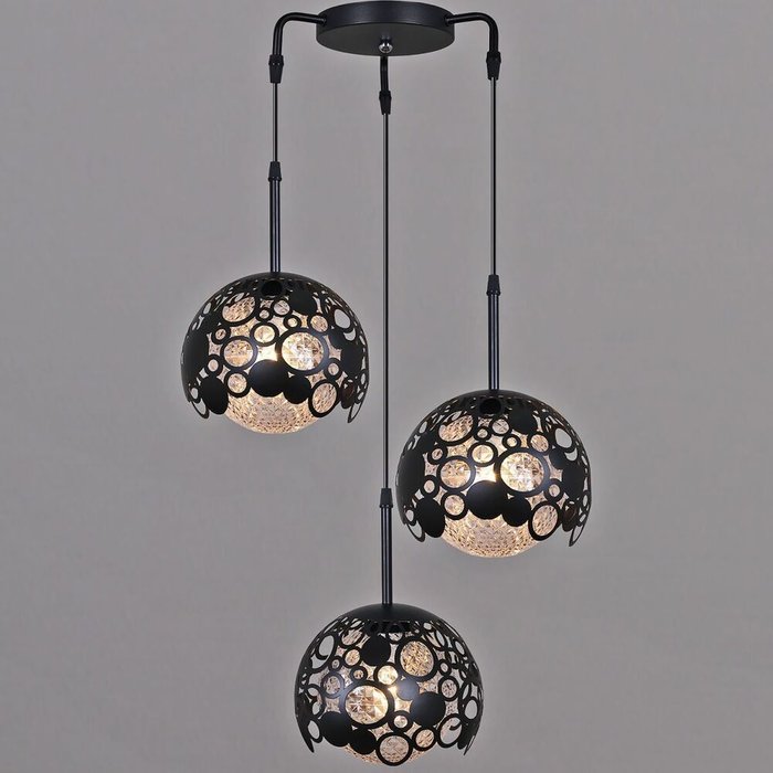 Подвесной светильник 05911-0.9-03 BK (пластик, цвет прозрачный)