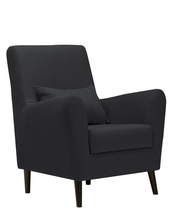 Кресло Либерти черного цвета - купить Интерьерные кресла по цене 11680.0