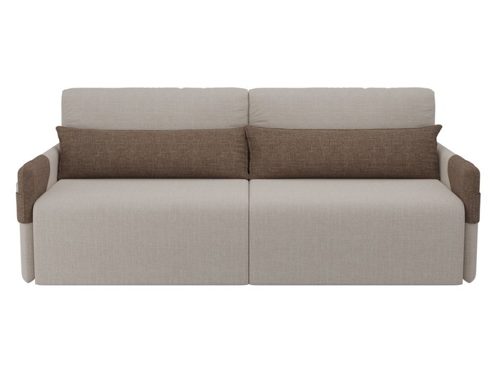 Прямой диван-кровать Армада бежевого цвета - купить Прямые диваны по цене 31990.0
