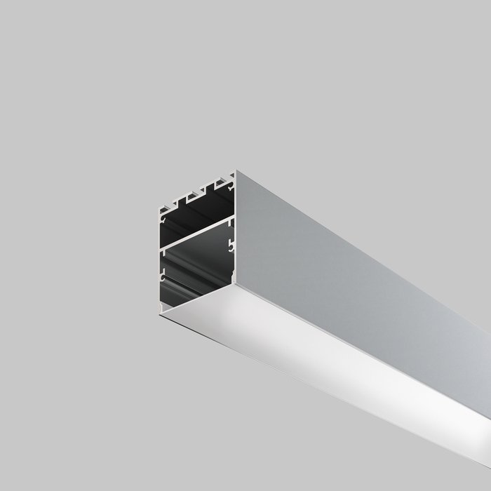 Алюминиевый профиль подвесной-накладной 5x5 - лучшие Профили для светодиодных лент в INMYROOM