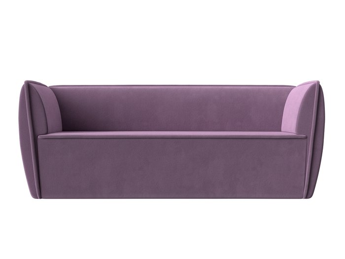 Прямой диван Бергамо сиреневого цвета - купить Прямые диваны по цене 29999.0