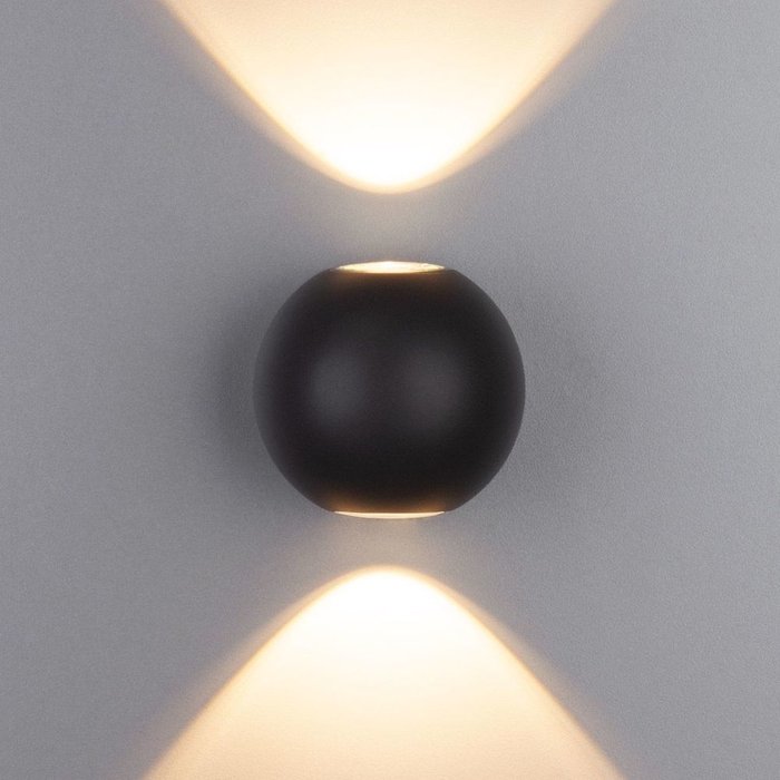 Настенный светодиодный светильник Diver черного цвета - купить Настенные уличные светильники по цене 3170.0