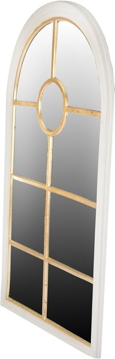 Зеркало настенное 80х140 в раме серо-золотого цвета - купить Настенные зеркала по цене 28170.0