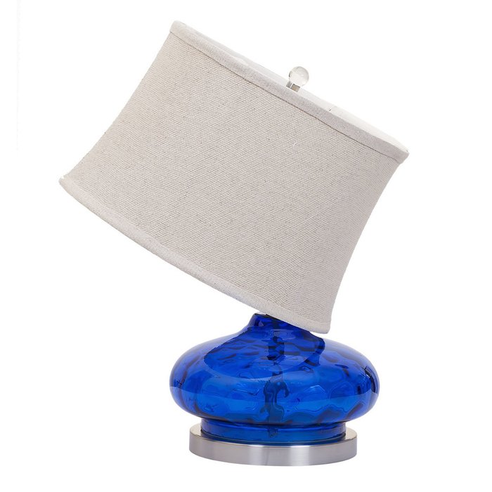Светильник настольный со стеклянной ножкой - купить Настольные лампы по цене 3060.0