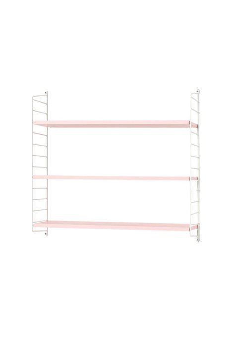 Настенная полка 60х50х30 розового цвета Настенная полка 60х50х30 розового цвета