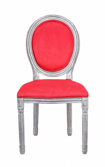 Интерьерный стул Volker original red красного цвета - купить Обеденные стулья по цене 22500.0