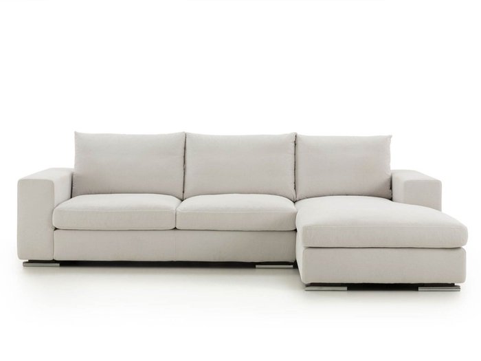 Угловой диван-кровать Канзас buono белого цвета