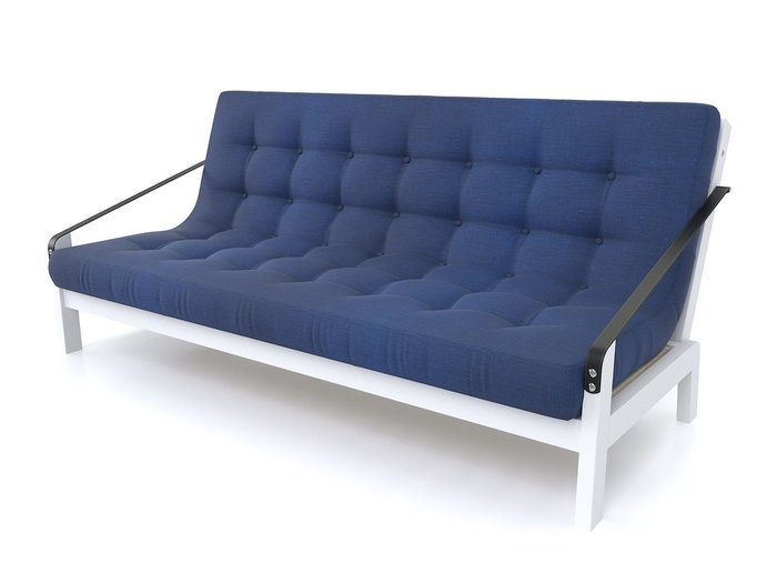 Диван-кровать Локи синего цвета - лучшие Прямые диваны в INMYROOM